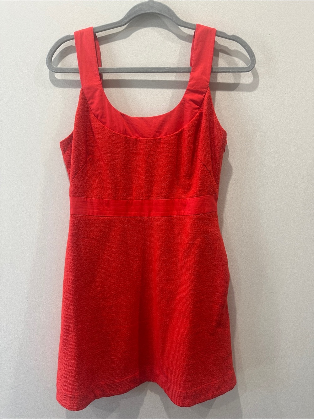 Maeve Red Scoop-Neck Mini Dress